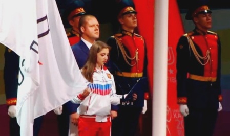 Всемирная Универсиада 2013. Казань. Татарстан. Казань-Арена. Открытие летней Универсиады 2013. Автор фото председатель НСНБР А.Г.Огнивцев. Фрагменты.